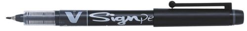 Liner Pilot V-Sign Pen střední hrot černý