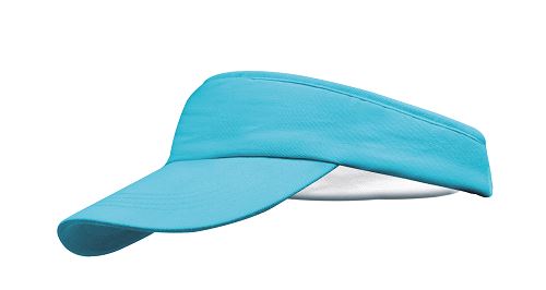 Unisex kšilt Sunvisor s nastavitelnou velikostí atolově modrý