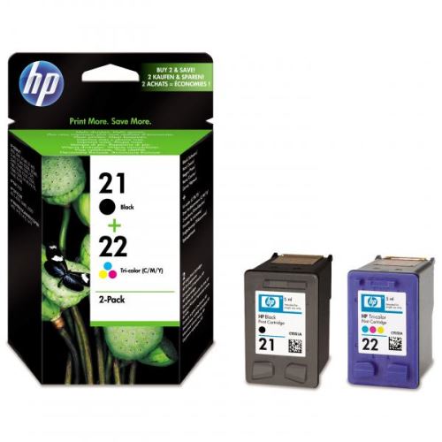 Originál barva HP SD367A C9351A No.21+C9352A No.22 Black+Color