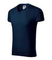 MALFINI Tričko pánské Slim Fit V-neck (2)