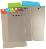 Náplň do diáře ADK A7 dělící listy se symboly formulář