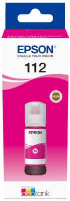 Epson 112 EcoTank Pigment Magenta ink bottle