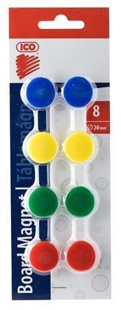 ICO JY-20 magnety kulaté 20mm barevné 8ks