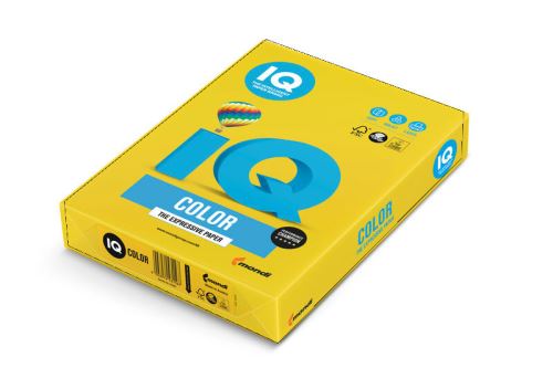 Papír IQ Color A4 80g IG50 intenzivní žlutá 500listů