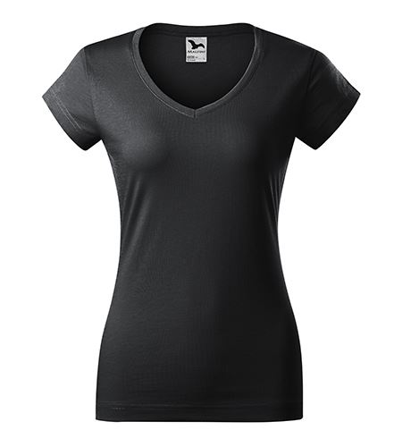 MALFINI Tričko dámské Fit V-neck