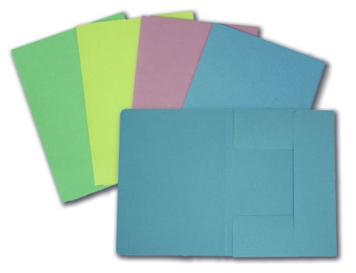 Odkládací mapa 3 klopy růžová