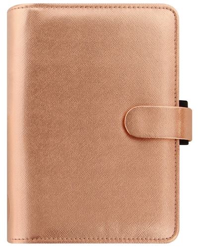 Filofax Saffiano A6 Personal Rose Gold diář osobní