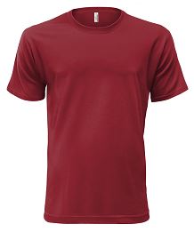 Triko Classic unisex krátký rukáv tmavě červené 