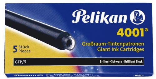 Pelikan inkoustové bombičky do plnícího pera 4001 GTP/5 modročerné