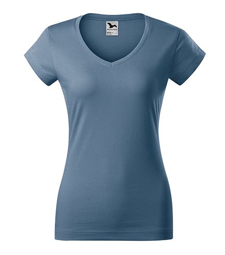 MALFINI Tričko dámské Fit V-neck