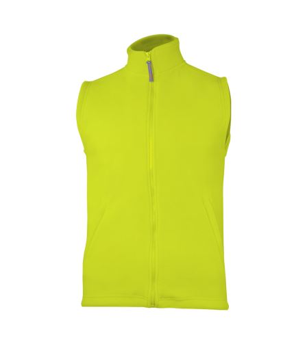Unisex fleecová vesta se stojáčkem